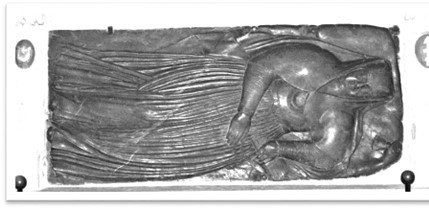 Postać Śleszyńskiej w pomniku piętrowym w katedrze łowickiej