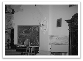 Hipotetyczne, pierwotne miejsca położenia pomników abpa Przerębskiego i Karśnickiej w prezbiterium