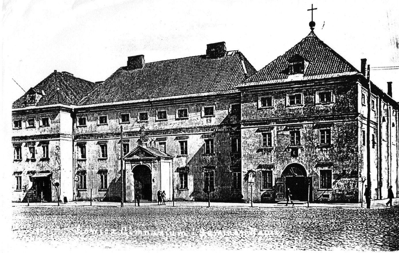 Budynek szkoły w której uczył Paweł. W budynku były dwie szkoły; dla chłopców szkoła realna i dla dziewcząt progimnazjum żeńskie.